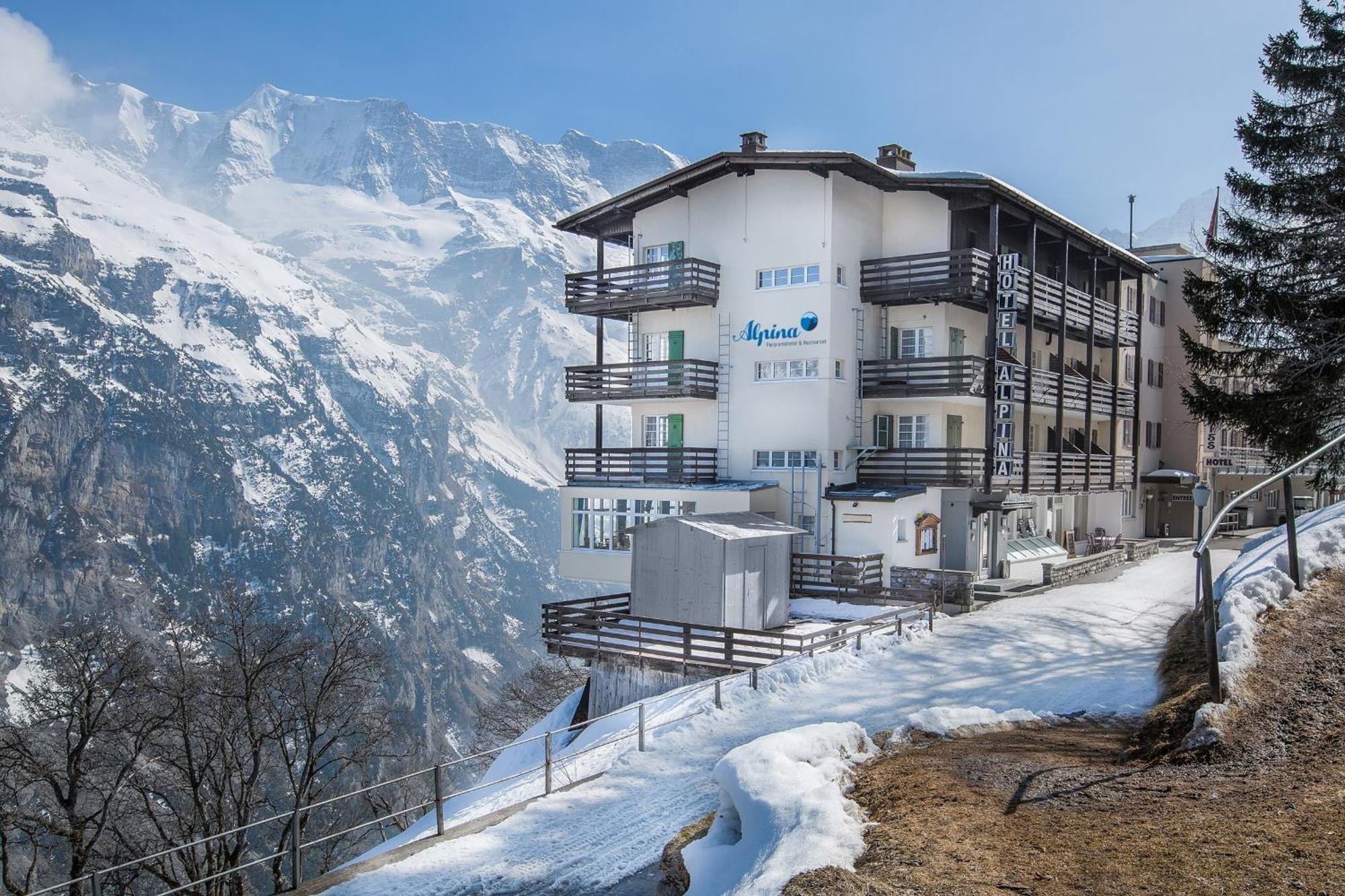 Hotel Alpina Мюррен Экстерьер фото