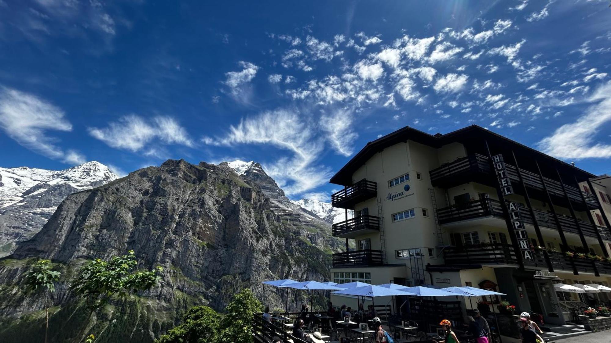 Hotel Alpina Мюррен Экстерьер фото