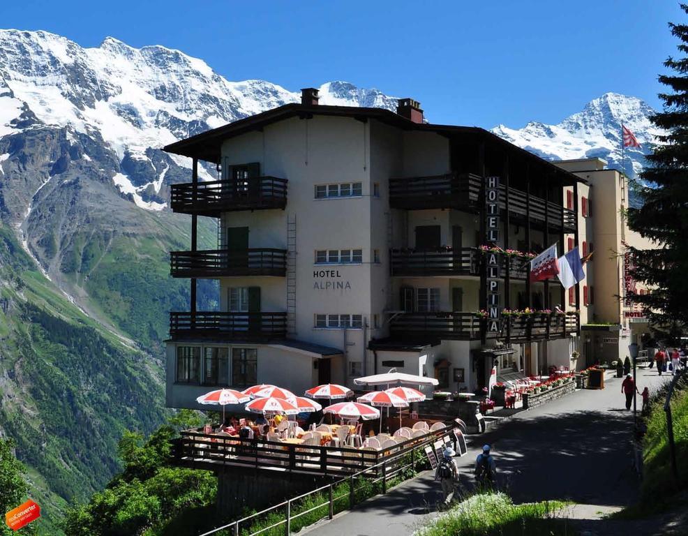 Hotel Alpina Мюррен Экстерьер фото